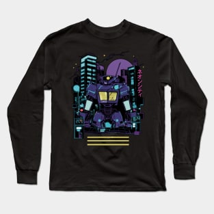 Robot. Anime style Long Sleeve T-Shirt